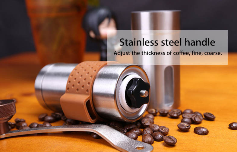 ALOCS CW - K17 Portable Outdoor Camping Home Handmade Coffee Bean Grinder