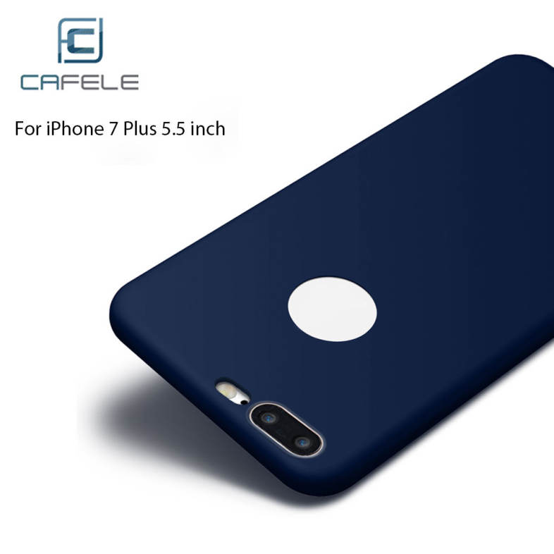CAFELE  Frosted Soft Touch Flexible Silicone Back Case for iPhone 7 Plus 5.5 inch