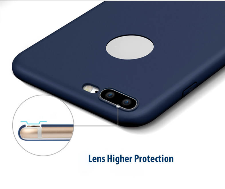CAFELE  Frosted Soft Touch Flexible Silicone Back Case for iPhone 7 Plus 5.5 inch