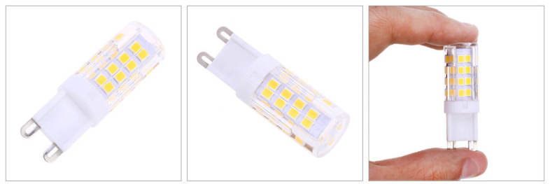 Lightme 10PCS G9 AC 220V 3W SMD 2835 LED Bulb Spotlight
