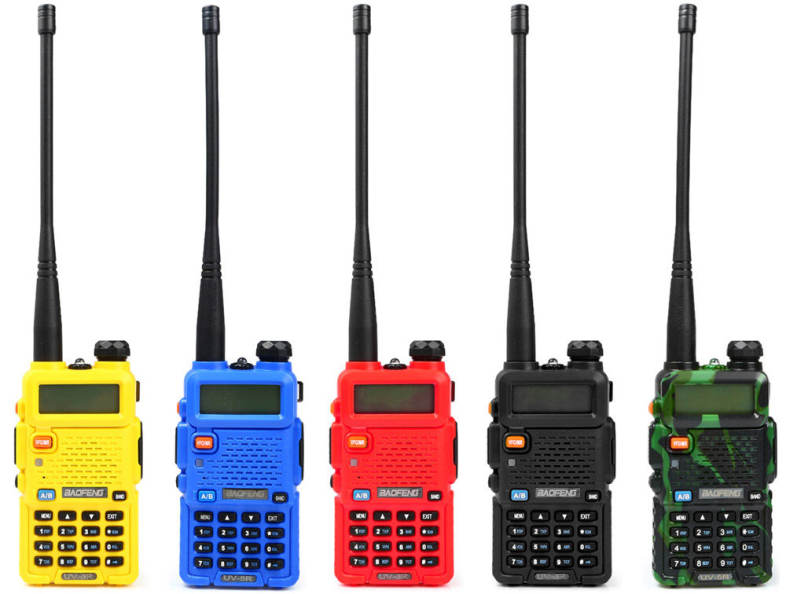 BAOFENG UV-5R VHF / UHF Walkie Talkie 128 Channel with LED Light