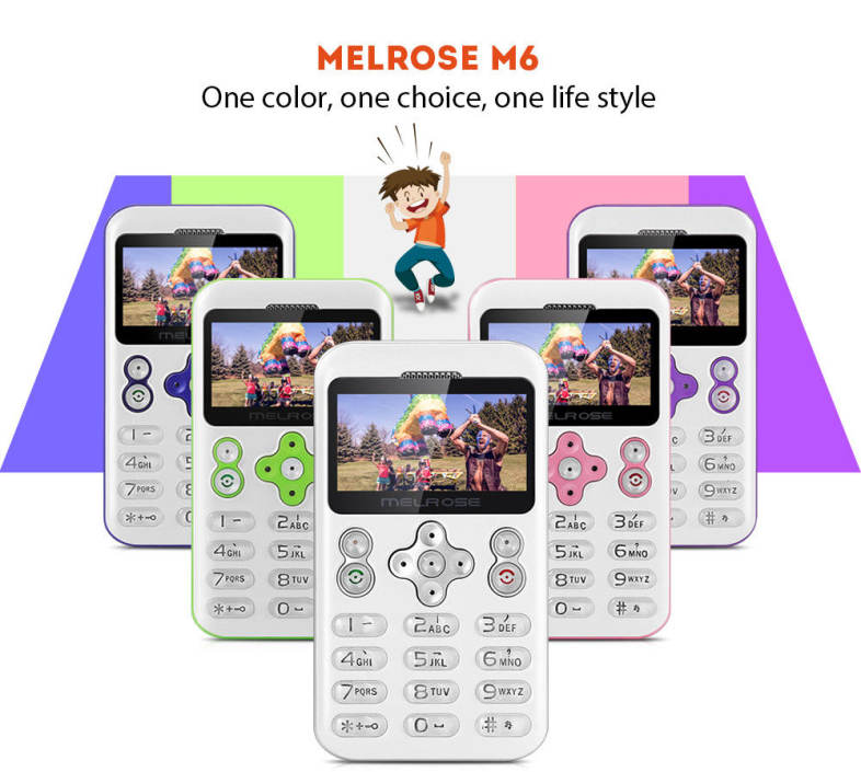 MELROSE M6 1.70 inch Pocket Card Phone Camera Bluetooth MP3 Playback FM Alarm Recorder Calender