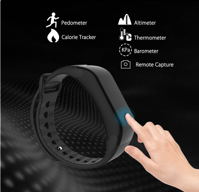 X7 Bluetooth 4.0 Sports Smart Watch Heart Rate Tracker Temperature Pressure Monitor Bracelet