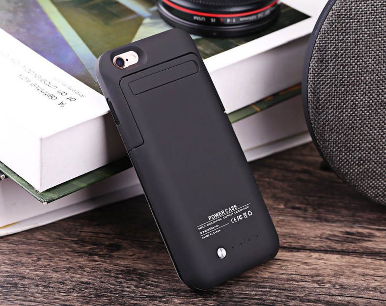 3500mAh External Battery Power Bank Charger Flip Case for iPhone 6 / 6S 4.7 inch