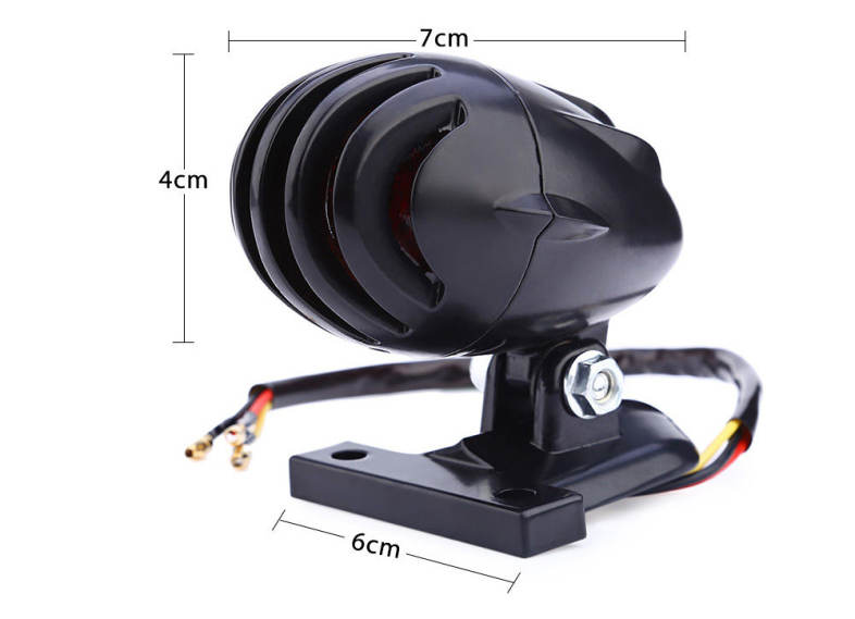 Motorcycle Tail Break Stop Light License Plate Holder for Harley Chopper