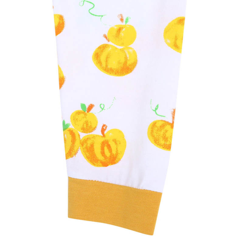 Fashionable Halloween Lantern Print Elastic Waist Baby Pants