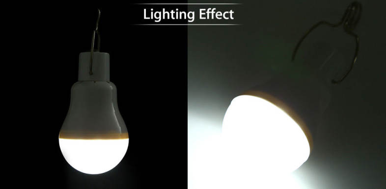 KKBOL S - 1500 1.5W 5V 140LM LED Light Bulb Portable Solar powered Camping Lamp