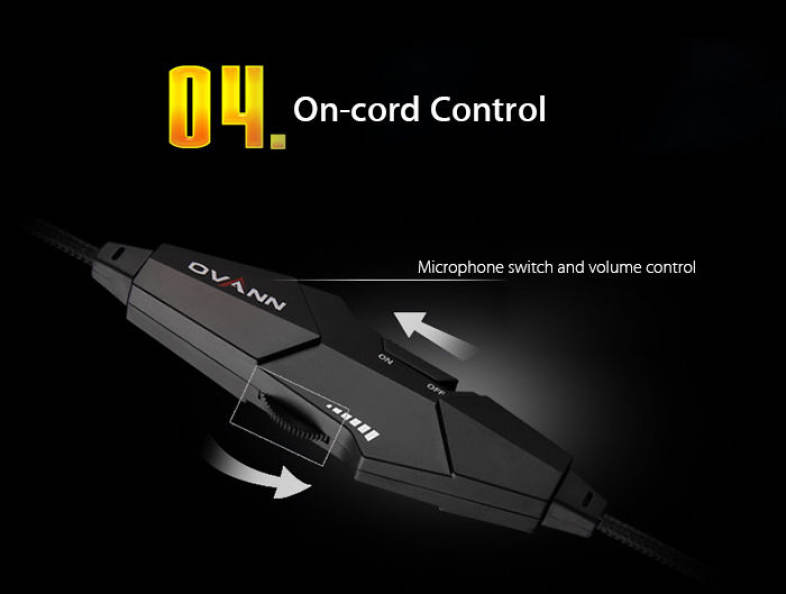 OVANN X3 Professional Gaming Headsets with Microphone Volume Control