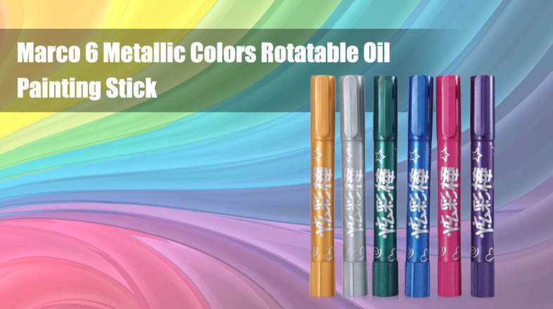 Marco 2502 - 6CB 6 Colors Rotating Oil Painting Stick