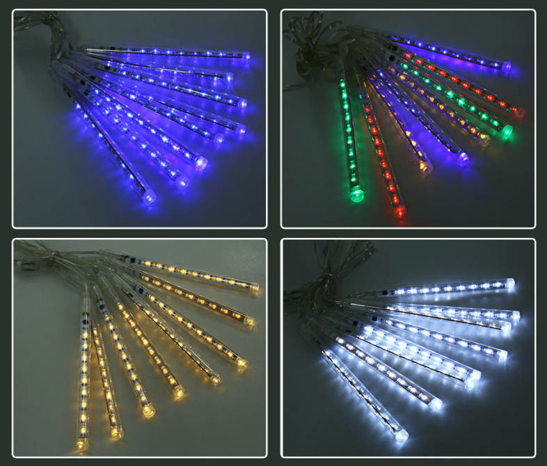 20CM LED Meteor Shower String Light Waterproof Rain Tube Hanging Light for Decoration