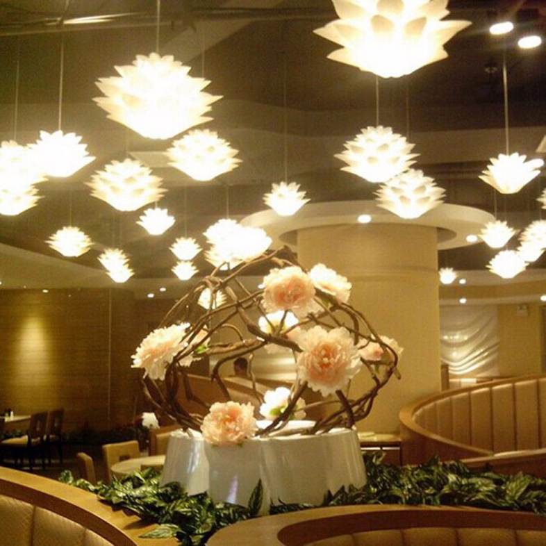 YouOKLight DIY Lotus Shaped Chandelier Ceiling Pendant Lampshade For Home