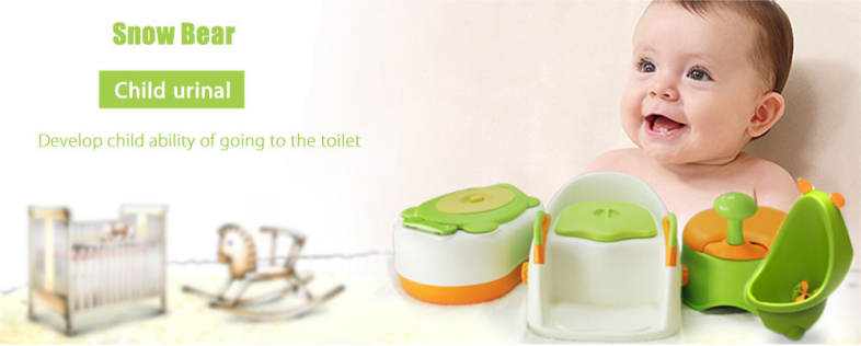 Snow Bear Cute Cartoon Child Standing Type Urinal