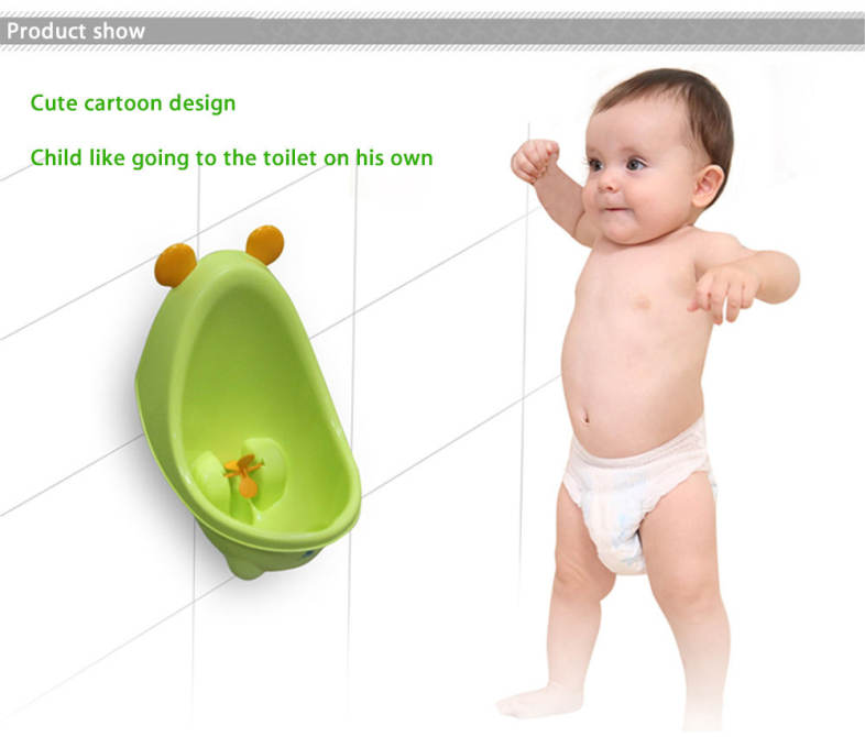 Snow Bear Cute Cartoon Child Standing Type Urinal