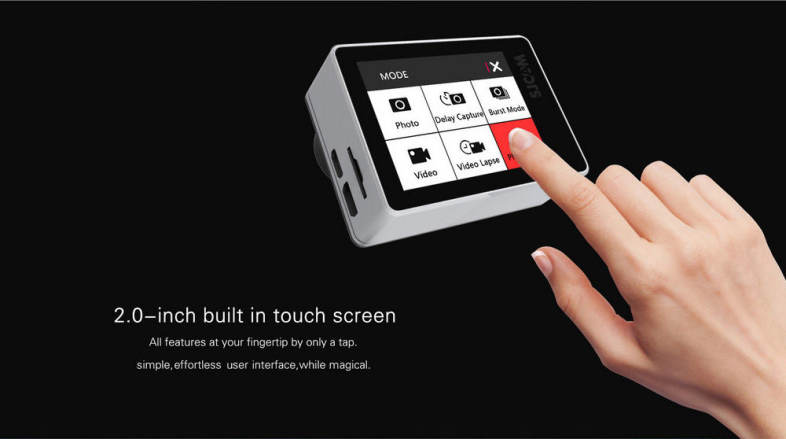 Original SJCAM SJ7 STAR 4K WiFi Action Camera 2.0 inch Touch Screen 166 Degree FOV 12MP