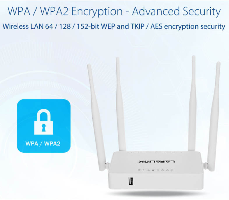 LAFALINK LF - R190 300Mbps High Power Wireless Router