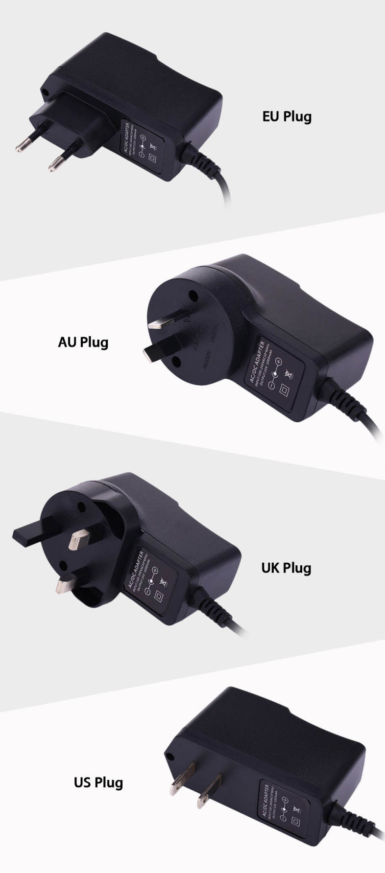 15V 1A 100 - 240V DC 5.5 x 2.1 Universal Power Charger Adapter Replacement for Notebook