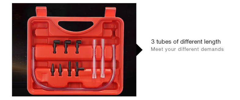 Brake Fluid Bleeder Hand Held Vacuum Pistol Pump Tester Kit