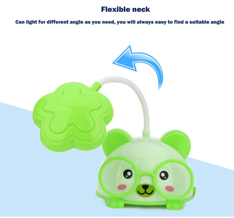 CHAO SHENG CS115 Portable Lovely Bear Eye-protection 5W LED Table Lamp 2 Modes Night Light