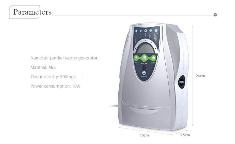 Multipurpose Air Purifier Ozone Disinfector Fruits Vegetables Sterilization