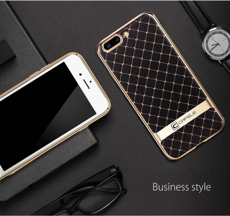 CAFELE Business Style Hourglass Pattern Back Cover for iPhone 7 Plus 5.5 inch