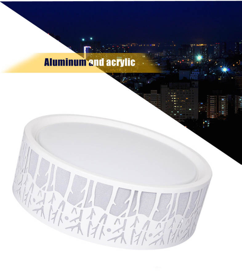 Round AC 220V 36W 2880LM SMD 5730 LED Dimmable Ceiling Light Bedroom Lamp