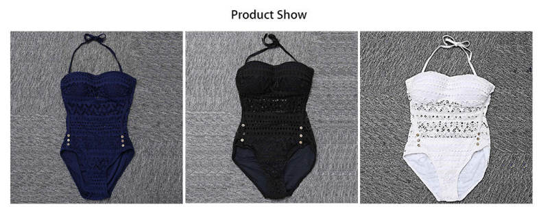 Women Lace Mesh Legging Hollow Out Bikini Swimming Suit