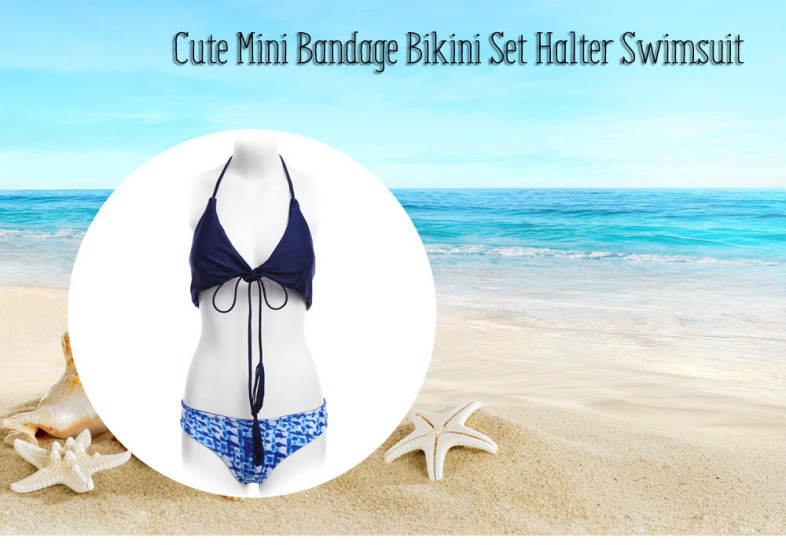 Sexy Bandage String Bikini Set Women Strappy Bathing Suit Beach Swimwear