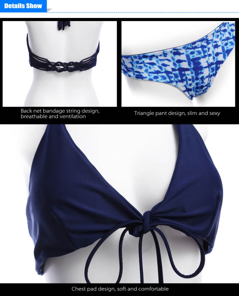 Sexy Bandage String Bikini Set Women Strappy Bathing Suit Beach Swimwear