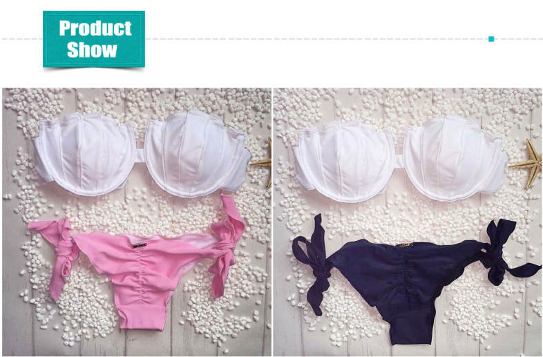 Cute Shell Shape Sexy Bikini Separated Swimsuit Women Beach Swimwear Bathing Suit