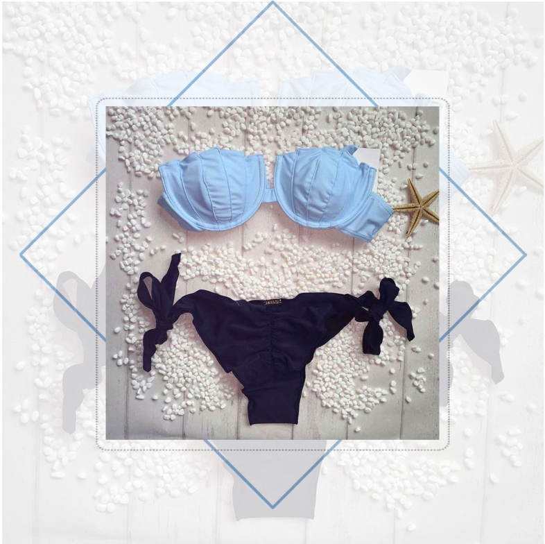 Cute Shell Shape Sexy Bikini Separated Swimsuit Women Beach Swimwear Bathing Suit