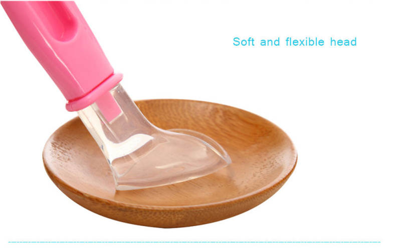 REIZBABY 2pcs Infant Baby BPA Free Available Two Ends Soft Head Spoon