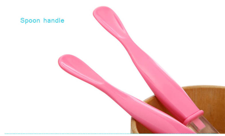 REIZBABY 2pcs Infant Baby BPA Free Available Two Ends Soft Head Spoon