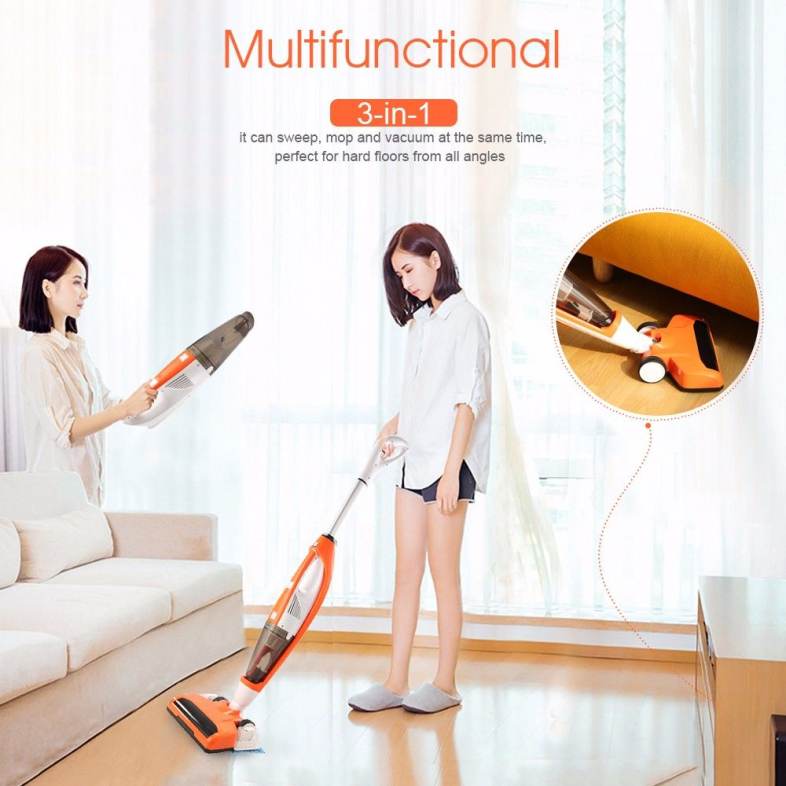 3-in-1 Vacuum Multifunctional Bagless Cordless Dust Cleaner
