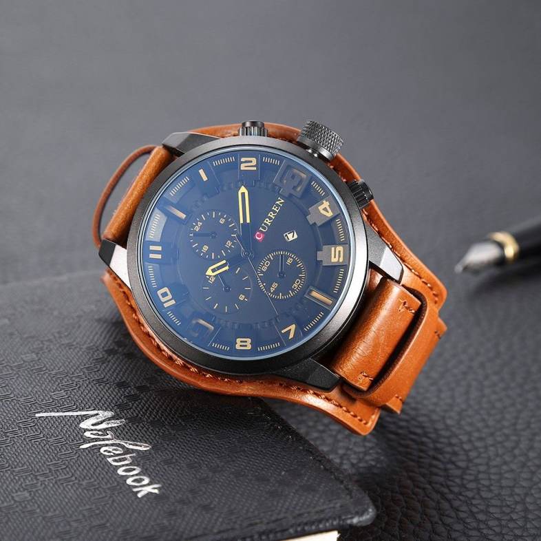 CURREN 8225 Casual Decorative Sub-dial Male Quartz Watch