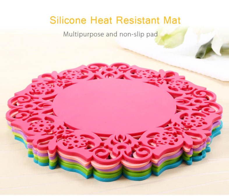 Multipurpose Silicone Hollow Non-slip Heat Resistant Mat