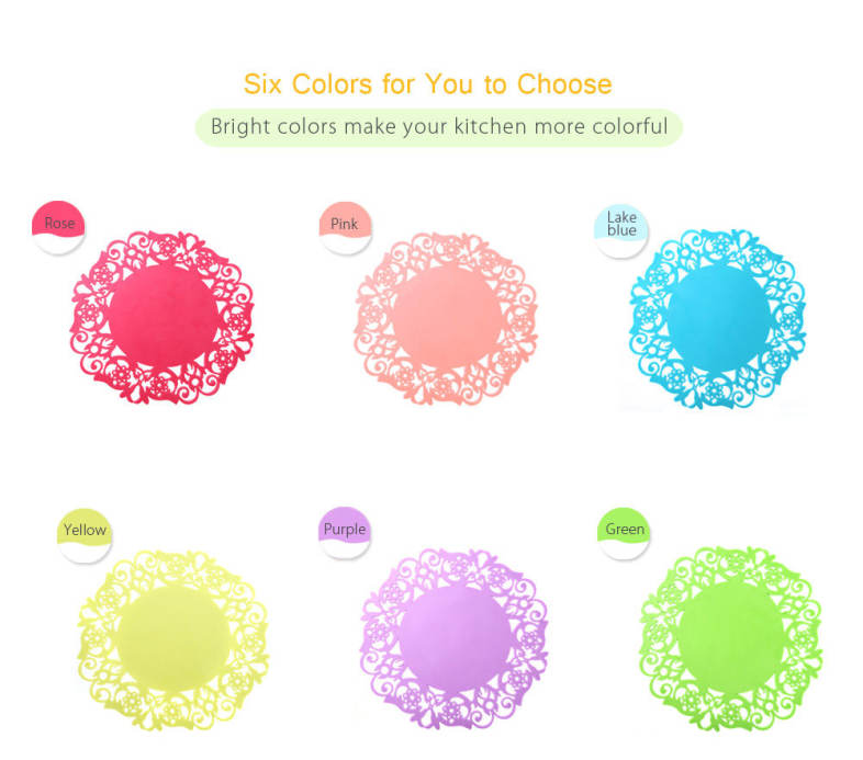 Multipurpose Silicone Hollow Non-slip Heat Resistant Mat