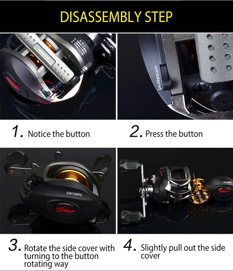 Proberos DR - 509 6.3:1 9   1 Ball Bearings Metal Spool Spinning Fishing Low-profile Reel