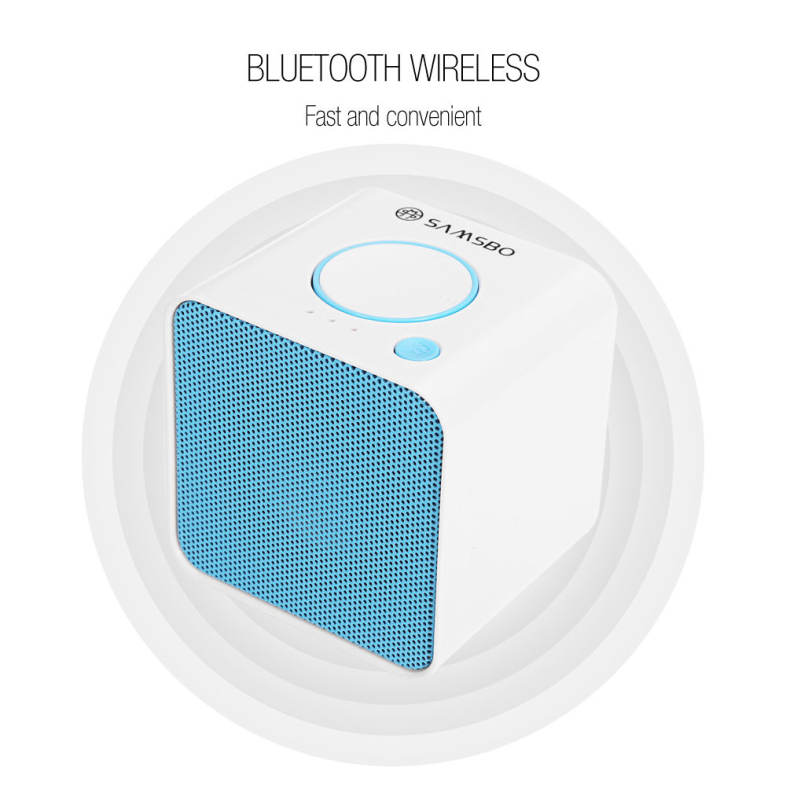 SAMSBO S168 Ultra Portable Wireless Bluetooth Square Mini Speaker
