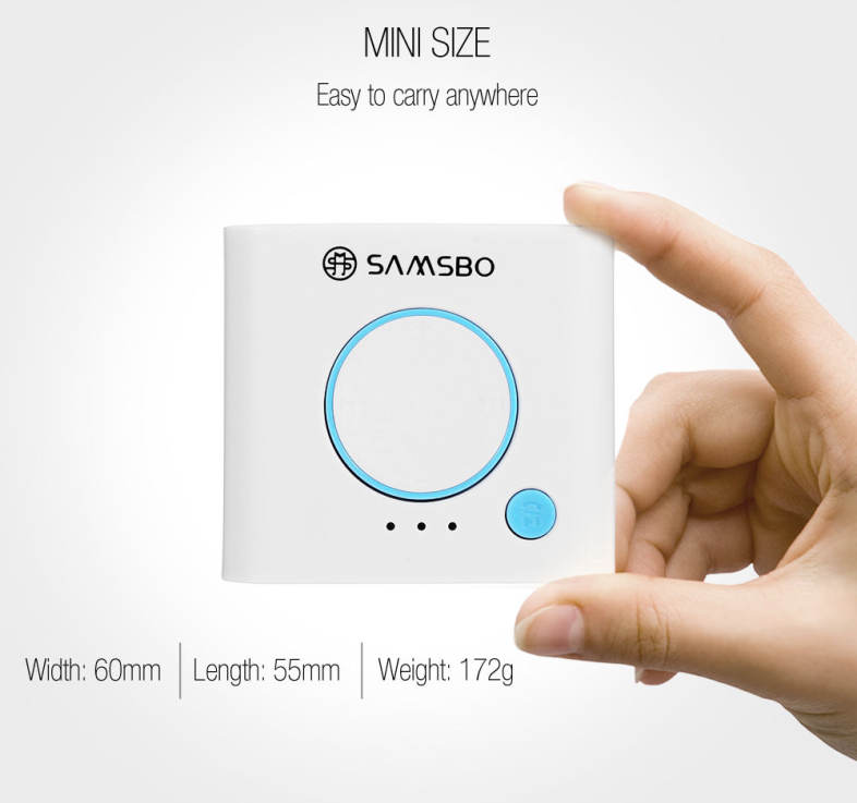 SAMSBO S168 Ultra Portable Wireless Bluetooth Square Mini Speaker