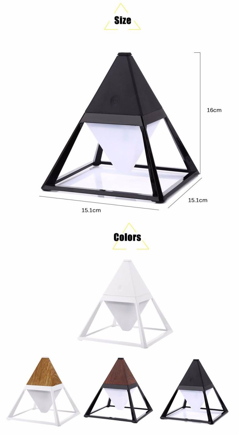 GXDiffuser AC 100 - 240V 4W Creative USB Rechargeable LED Desk Light Touch Dimmable Table Lamp