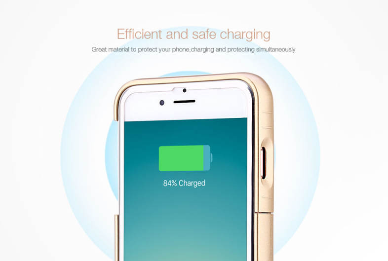 3200mAh External Battery Power Bank Charger Cover with Kickstand for iPhone 6 / 6S / 7 4.7 inch