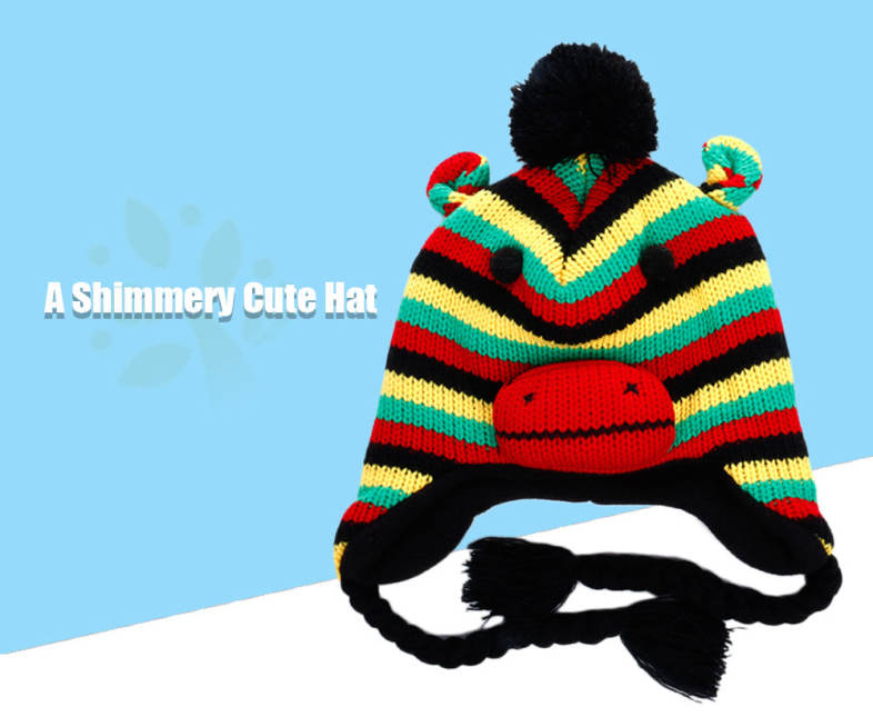 QULEXING Cute Animal Design Knitted Child Hat