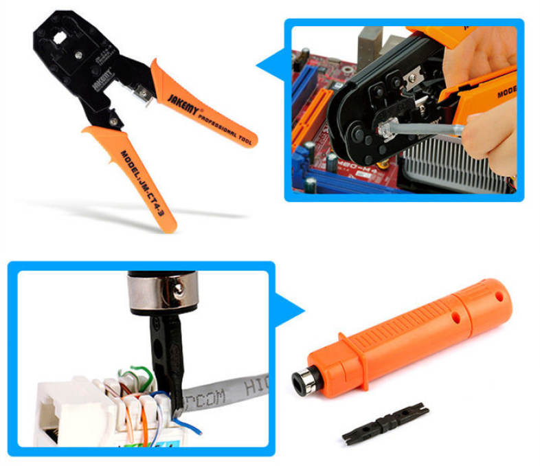 JAKEMY JM - P15 17 in 1 Professional Soldering Iron Suit for Networking Issue