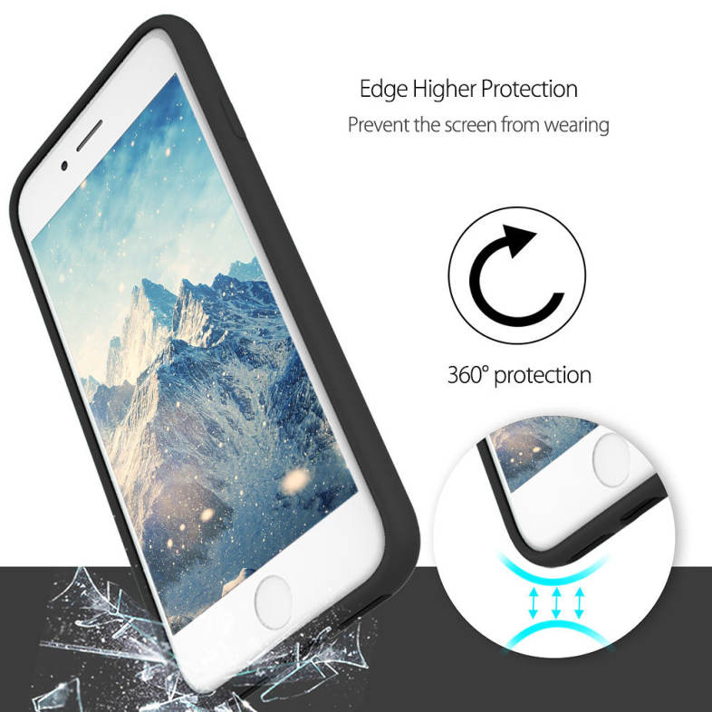ROCK Soft Touch Flexible Silicone Back Case for iPhone 7