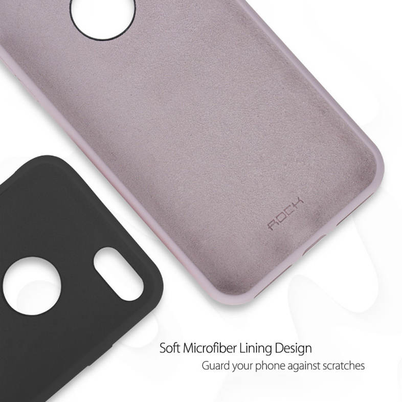 ROCK Soft Touch Flexible Silicone Back Case for iPhone 7
