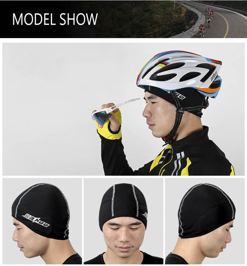SAHOO Outdoor Sport Skiing Motorcycle Bicycle Bike Windproof Skull Helmet Cap Cycling Hat for Men Women