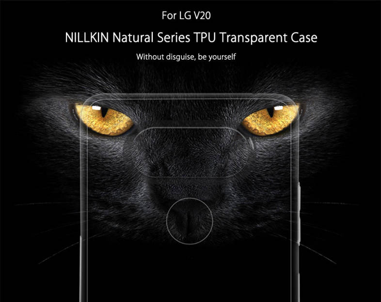 NILLKIN Natural Series Soft TPU Transparent Protective Skin for LG V20
