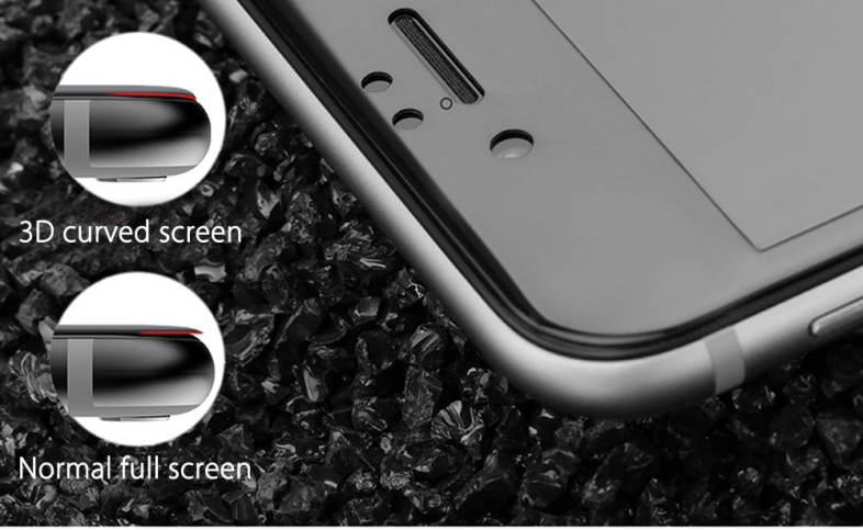 Mcdodo 3D Anti-blue Soft Edge Full Screen Tempered Glass Film for iPhone 7