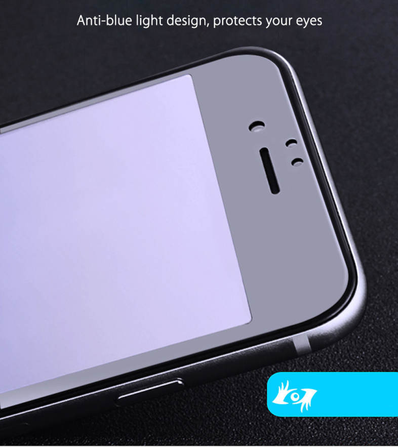 Mcdodo 3D Anti-blue Soft Edge Full Screen Tempered Glass Film for iPhone 7