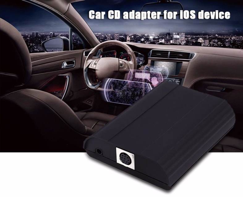 Car CD Adapter 8 Pin AUX Cable Audio Interface 12P Connect Digital Box for Volkswagen